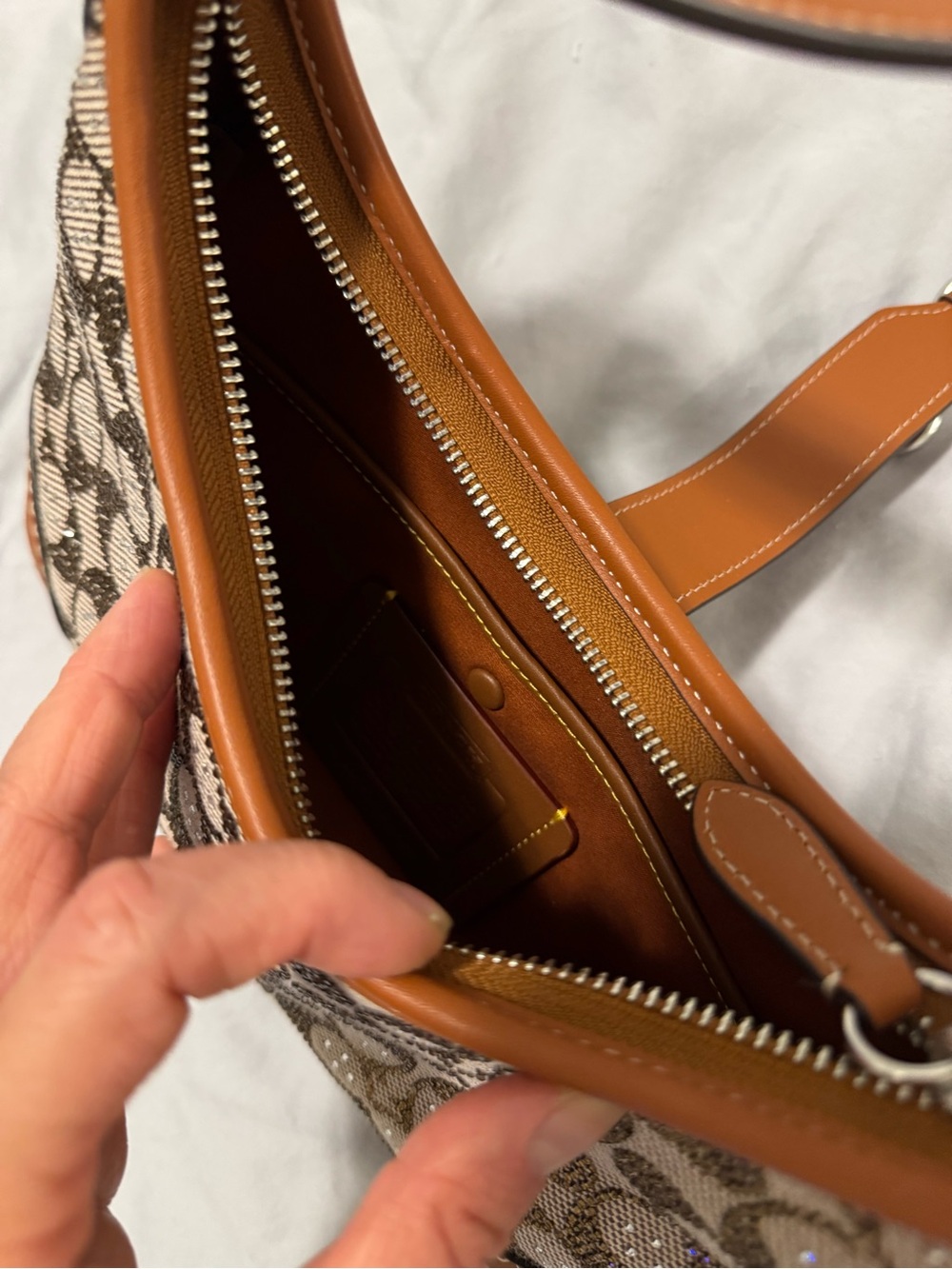 Coach Crystal Hamptons Hobo Bag - Picture 5 of 8